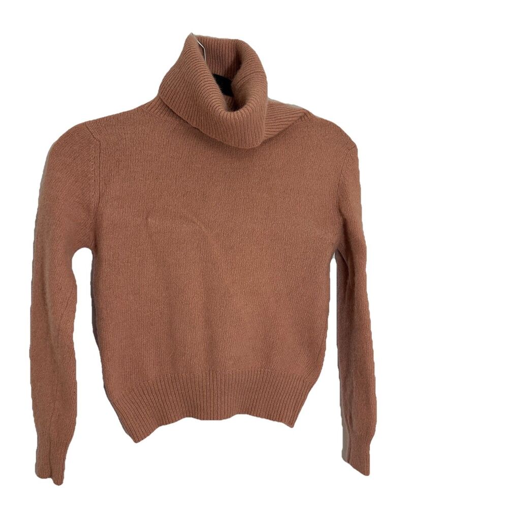 Robert Scott Sweater Women’s 34 Pink Lamb wool Turtleneck Long Sleeve